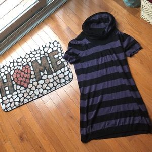 Striped sweater dress